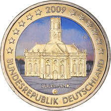 ALEMANHA - REPÚBLICA FEDERAL, 2 Euro, 2009, Munich, Colourized, MS(63)