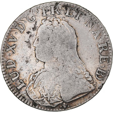 Coin, France, Louis XV, Écu de Béarn aux branches d'olivier, Ecu, 1729, Pau