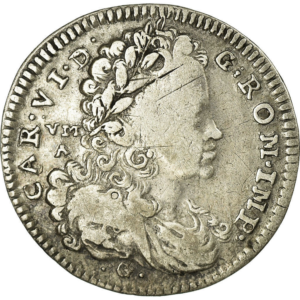 Münze, Italien Staaten, NAPLES, Carlo VI, Carlino, 1731, Naples, S+, Silber