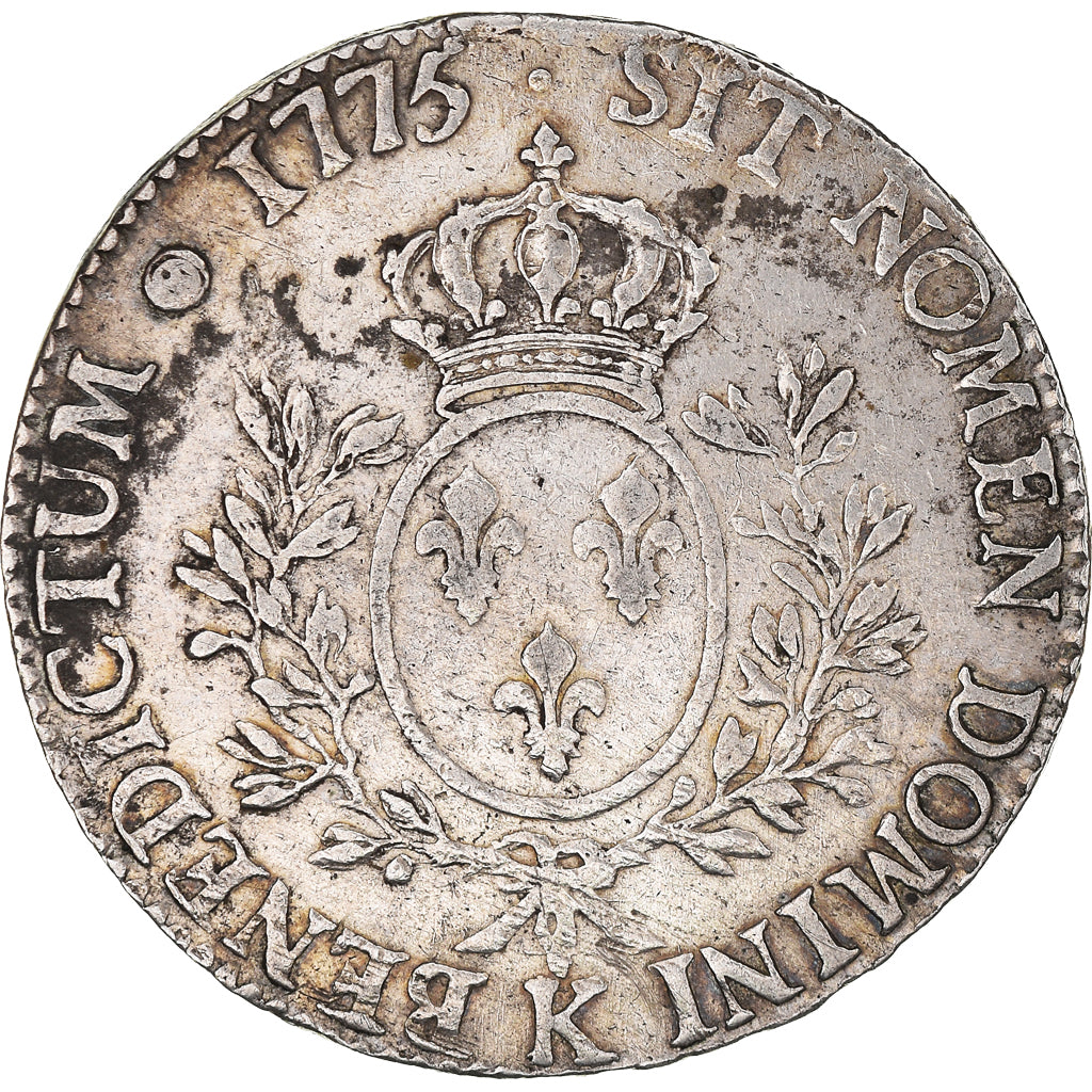 Coin, France, Louis XVI, Écu aux branches d'olivier, Ecu, 1775, Bordeaux
