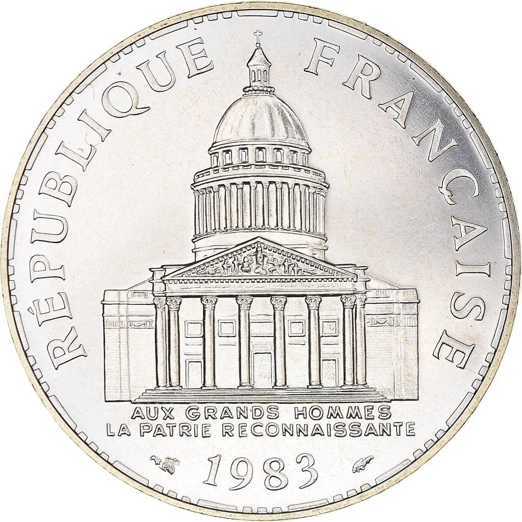 Coin, France, Panthéon, 100 Francs, 1983, Paris, FDC, MS(65-70), Silver