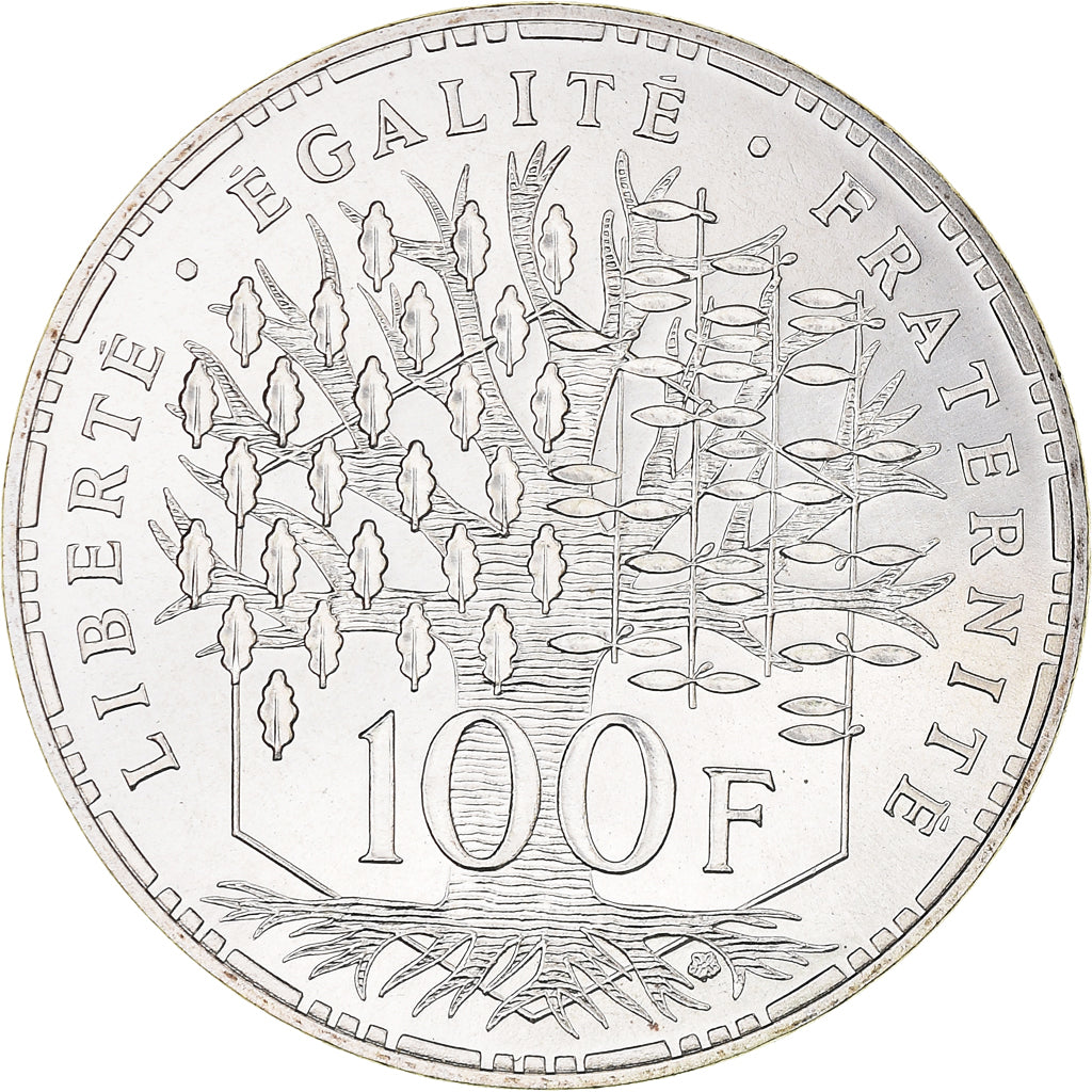 Coin, France, Panthéon, 100 Francs, 1983, Paris, FDC, MS(65-70), Silver
