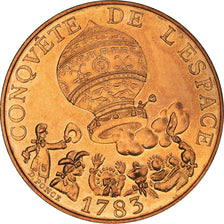 Coin, France, La conquête, 10 Francs, 1983, FDC, MS(65-70), Nickel-Bronze