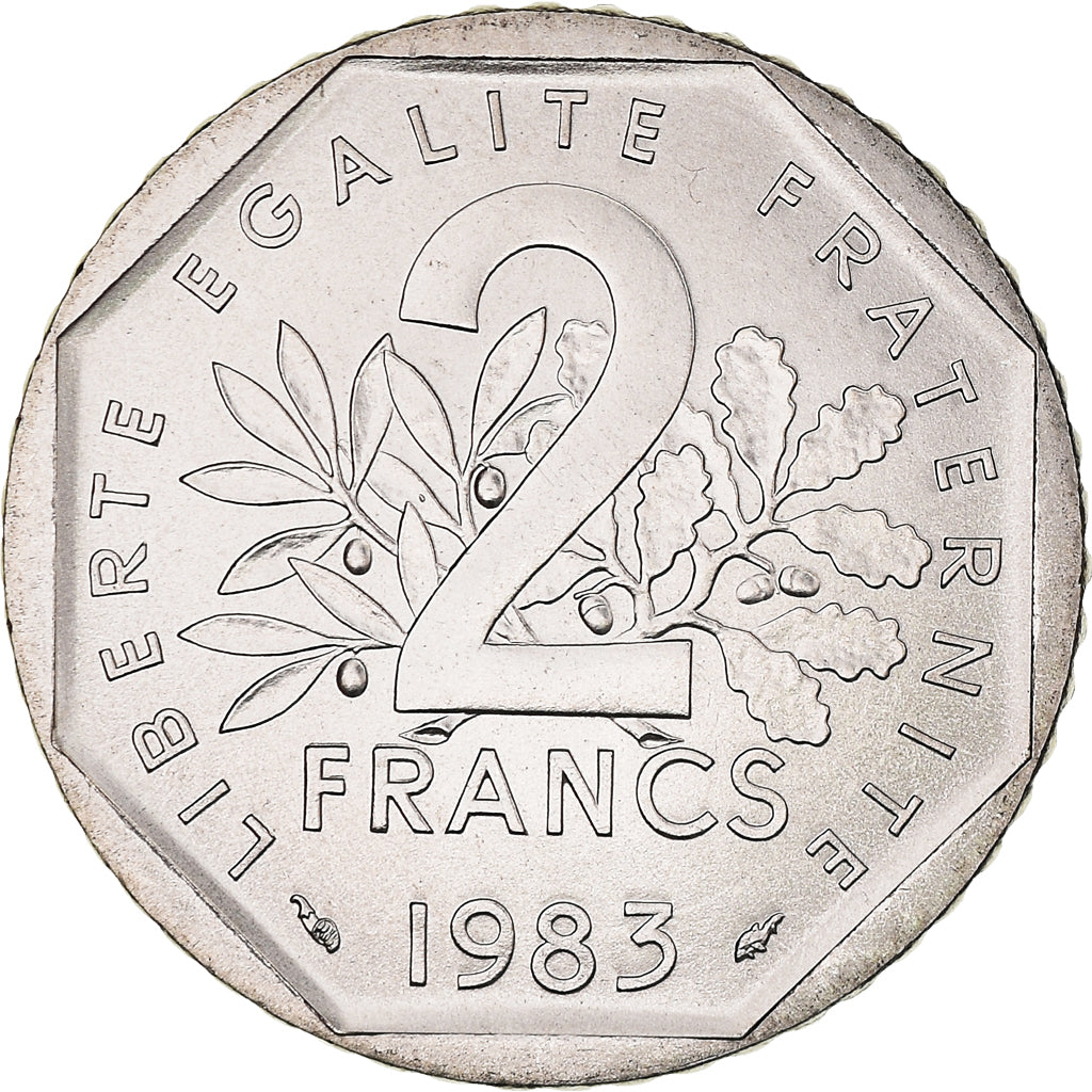 Monnaie, France, Semeuse, 2 Francs, 1983, Paris, FDC, FDC, Nickel, Gadoury:547
