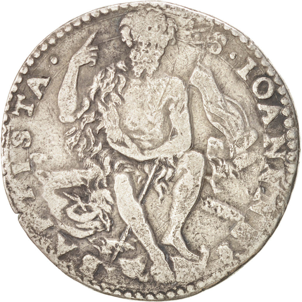 Münze, Italien, Teston, Florence, SGE+, Silber