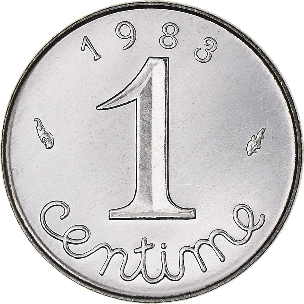 Münze, Frankreich, Épi, Centime, 1983, Paris, FDC, STGL, Stainless Steel