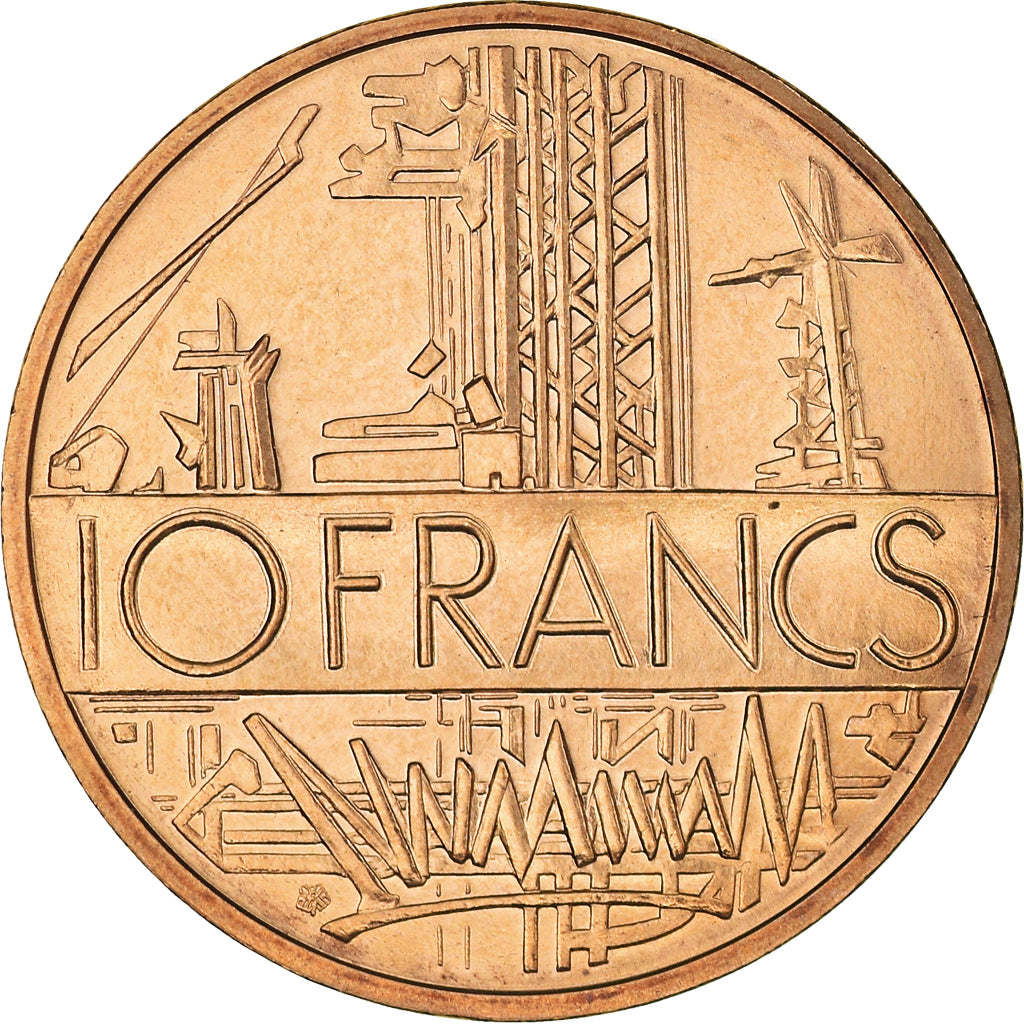 Coin, France, Mathieu, 10 Francs, 1982, Paris, FDC, MS(65-70), Nickel-brass