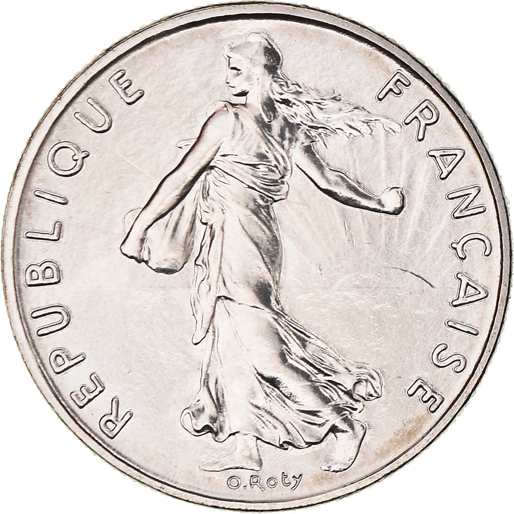Coin, France, Semeuse, 1/2 Franc, 1982, Paris, FDC, MS(65-70), Nickel, KM:931.1