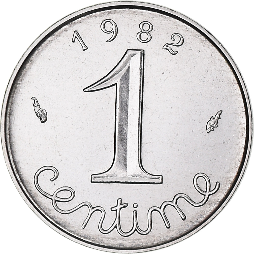Coin, France, Épi, Centime, 1982, Paris, FDC, MS(65-70), Stainless Steel