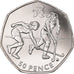 Coin, Great Britain, Elizabeth II, Hockey, 50 Pence, 2011, British Royal Mint