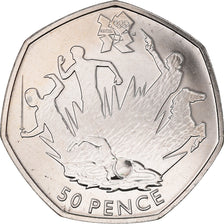 Coin, Great Britain, Elizabeth II, Modern Pentathlon, 50 Pence, 2011, British