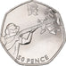 Münze, Großbritannien, Elizabeth II, Shooting, 50 Pence, 2011, British Royal