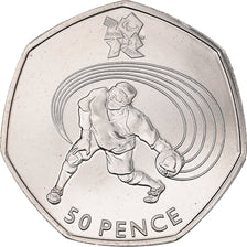 Moneta, Gran Bretagna, Elizabeth II, Goalball, 50 Pence, 2011, British Royal