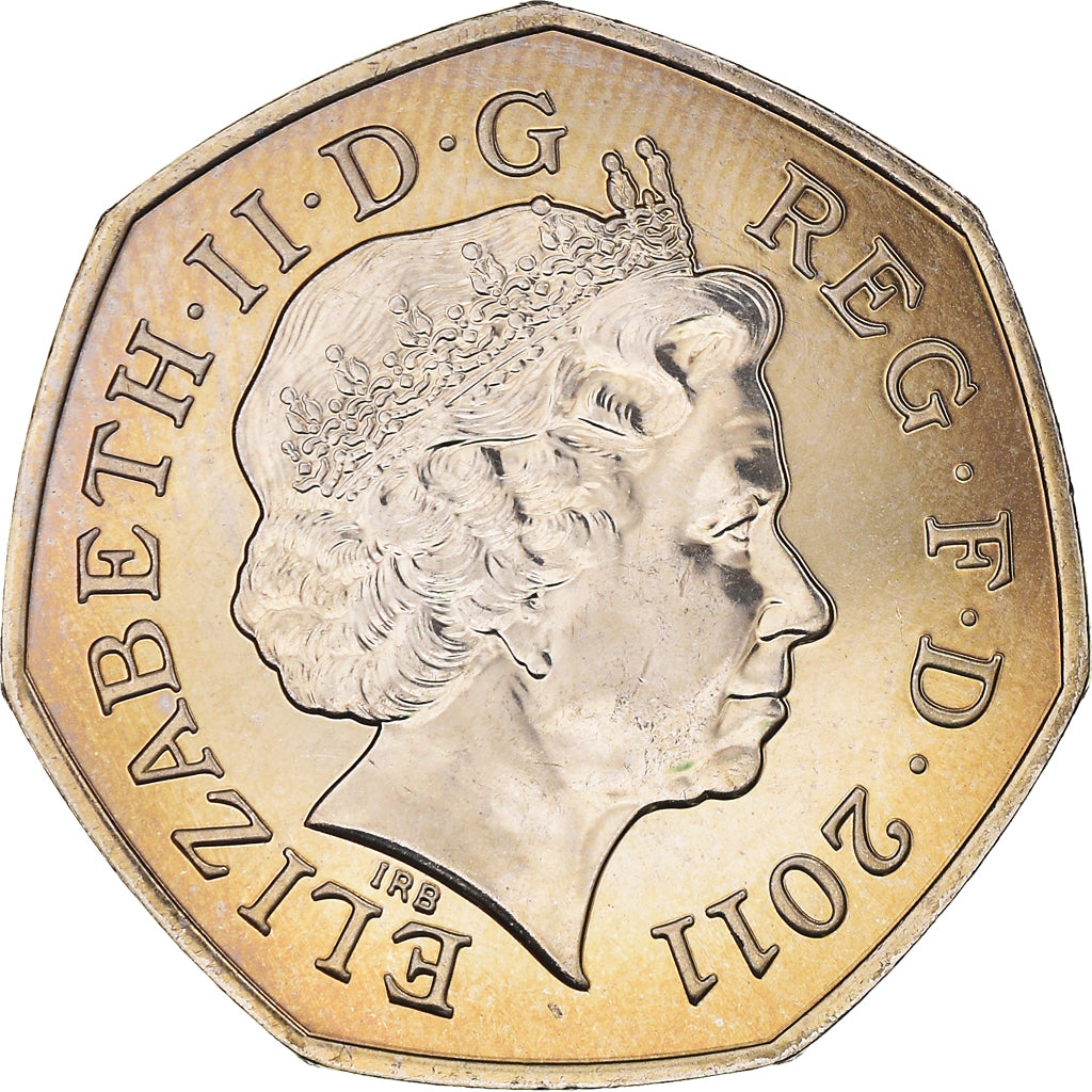 Moneta, Gran Bretagna, Elizabeth II, Judo, 50 Pence, 2011, British Royal Mint