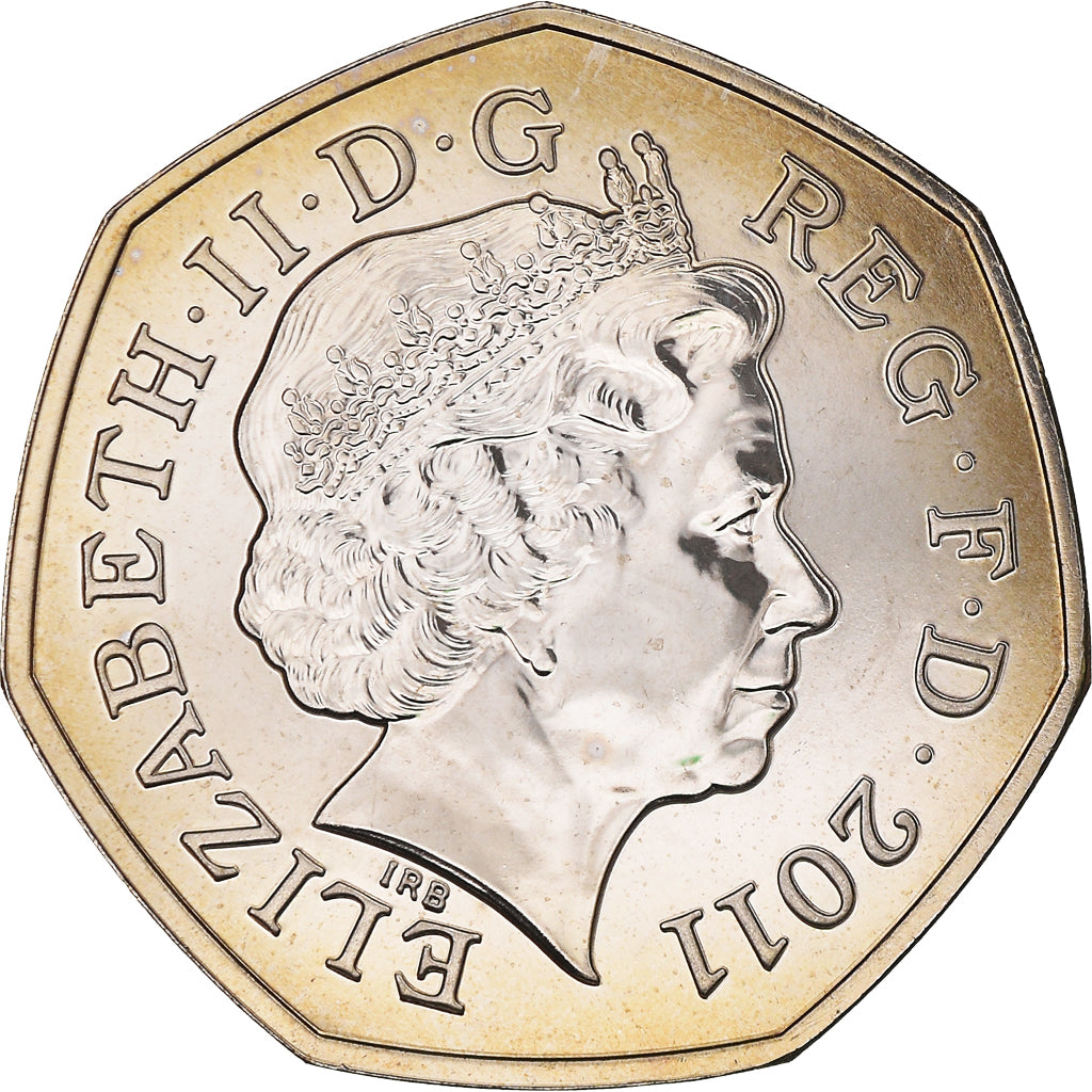 Moneta, Gran Bretagna, Elizabeth II, Taekwondo, 50 Pence, 2011, British Royal