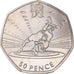 Coin, Great Britain, Elizabeth II, Wrestling, 50 Pence, 2011, British Royal