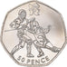 Moneta, Gran Bretagna, Elizabeth II, Fencing, 50 Pence, 2011, British Royal