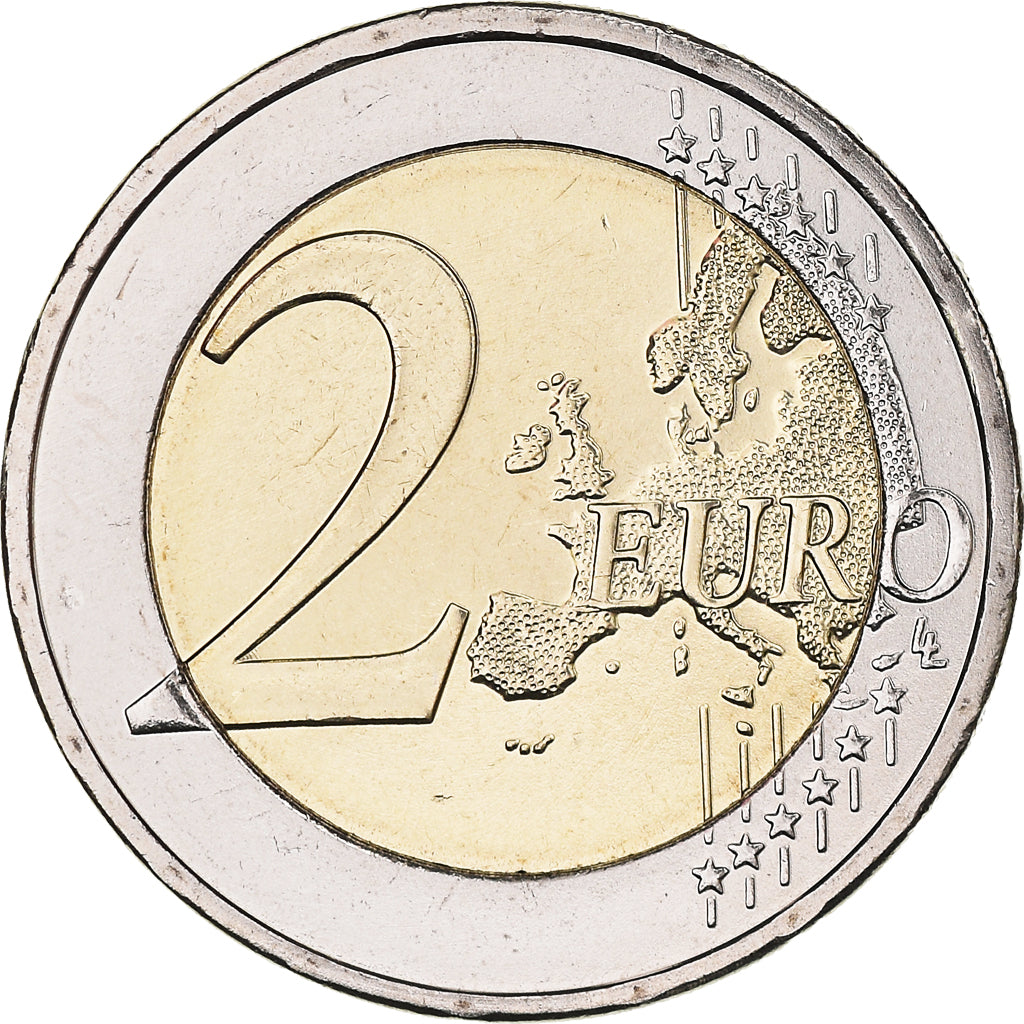 Greece, 2 Euro, Platon, 2013, Athens, Iridescent, MS(63), Bi-Metallic, KM:New