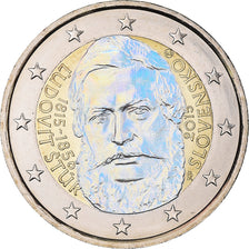 Slovakia, 2 Euro, Ludovit Stur, 2015, Iridescent, MS(63), Bi-Metallic, KM:New