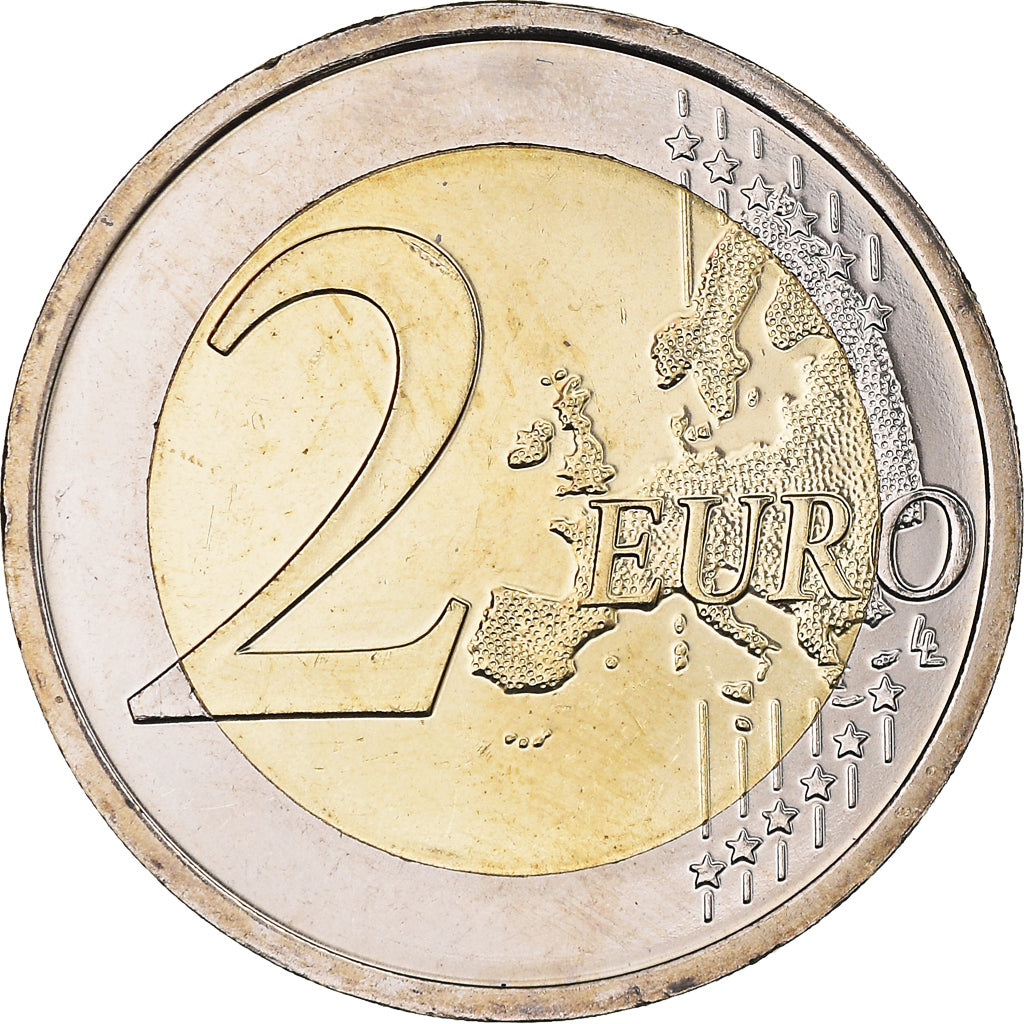 Slovakia, 2 Euro, Ludovit Stur, 2015, Iridescent, MS(63), Bi-Metallic, KM:New