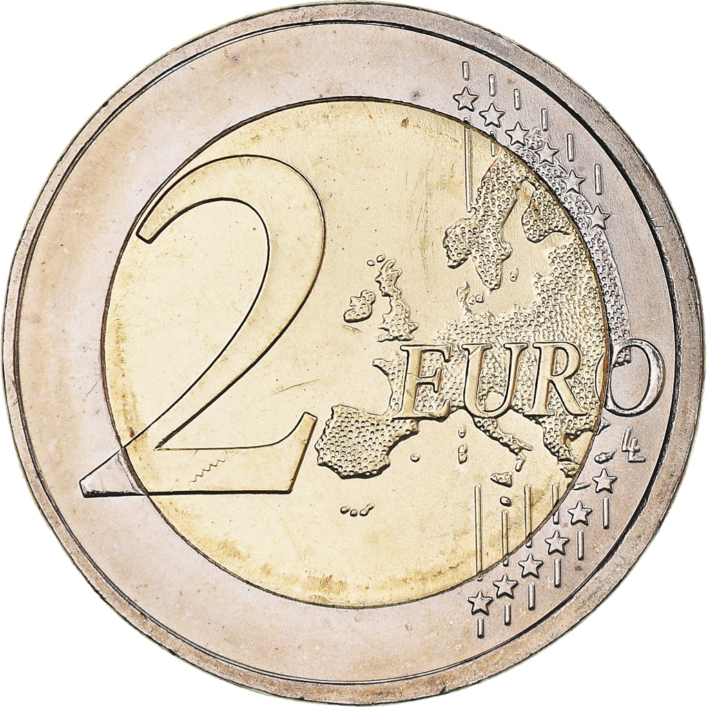 Germany, 2 Euro, Sachsen, 2016, Hambourg, Iridescent, MS(63), Bi-Metallic