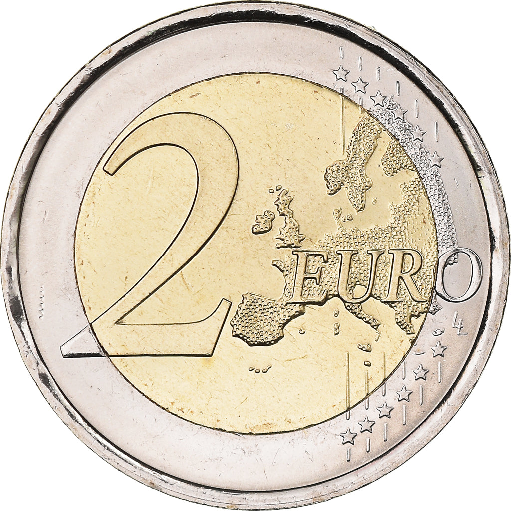Espagne, 2 Euro, Escurial, 2013, Madrid, Iridescent, SPL, Bimétallique, KM:1151