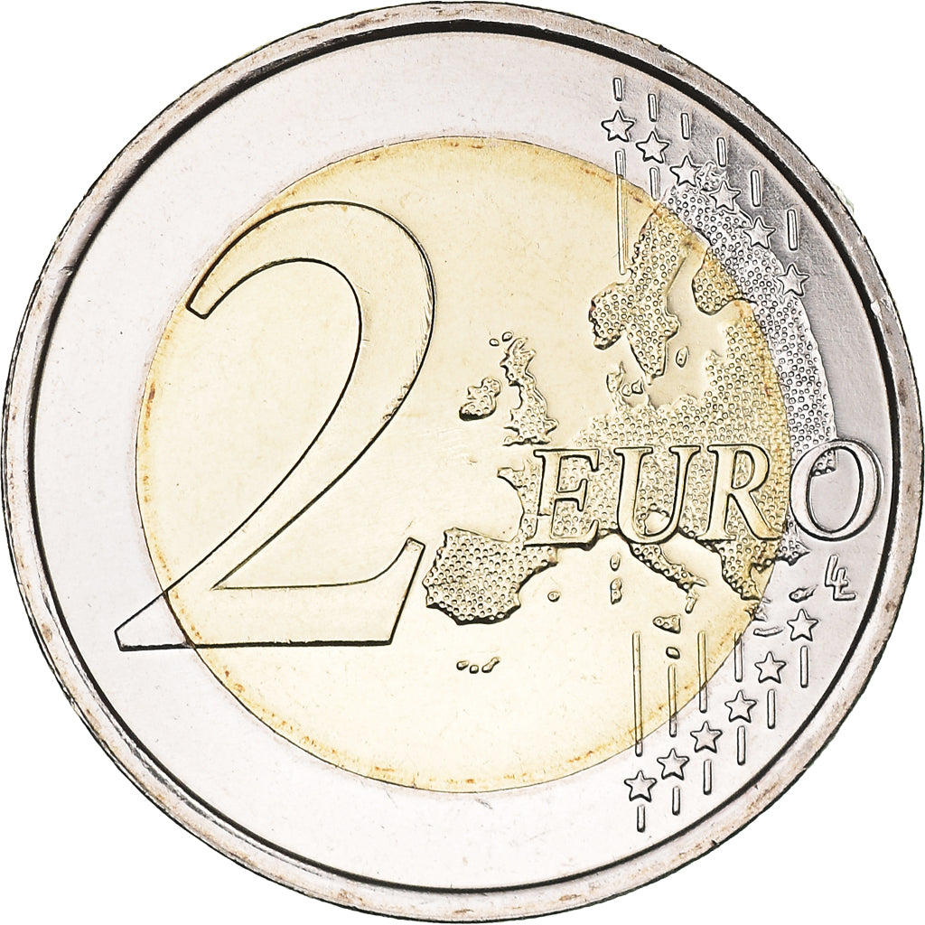 Latvia, 2 Euro, Eiropas Kulturas Galvaspilseta, 2014, Iridescent, MS(63)