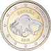 Spain, 2 Euro, UNESCO heritage mondial, 2015, Iridescent, MS(63), Bi-Metallic