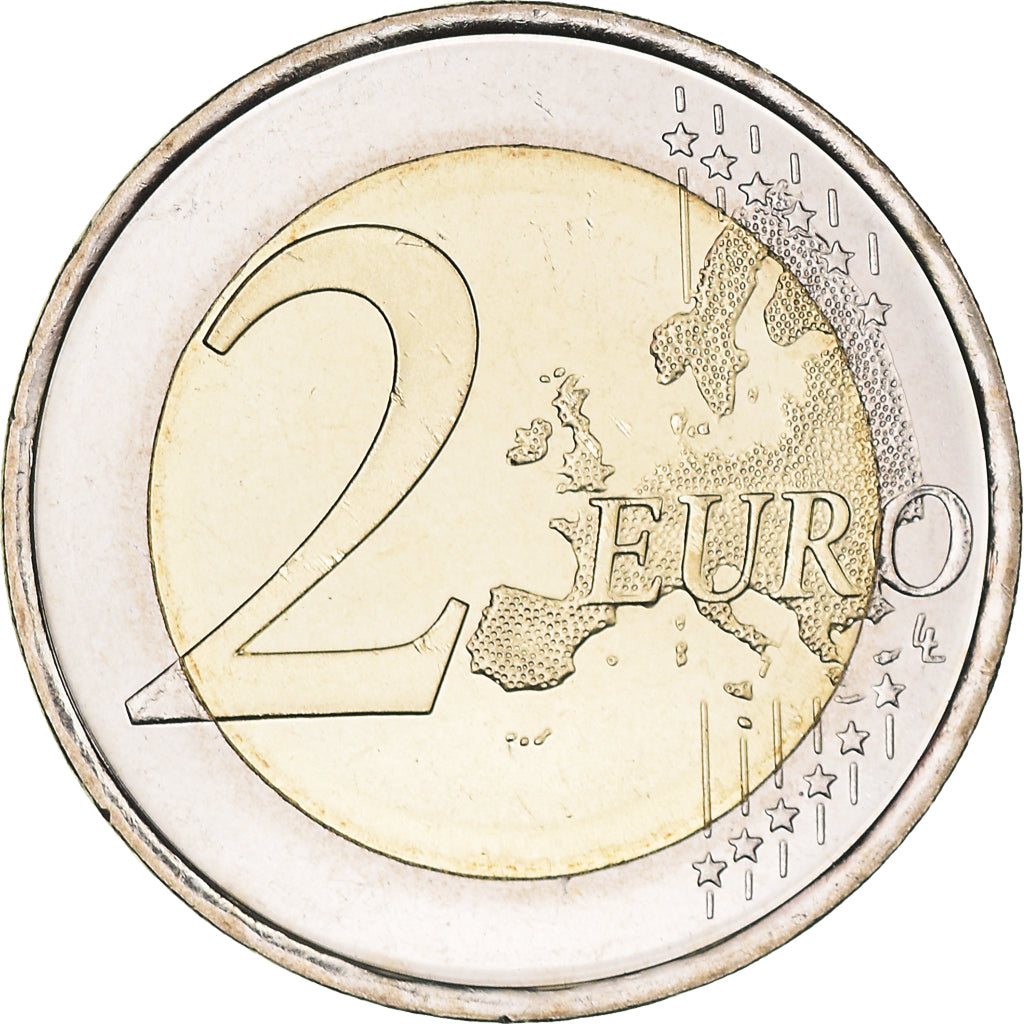 Spain, 2 Euro, UNESCO heritage mondial, 2015, Iridescent, MS(63), Bi-Metallic