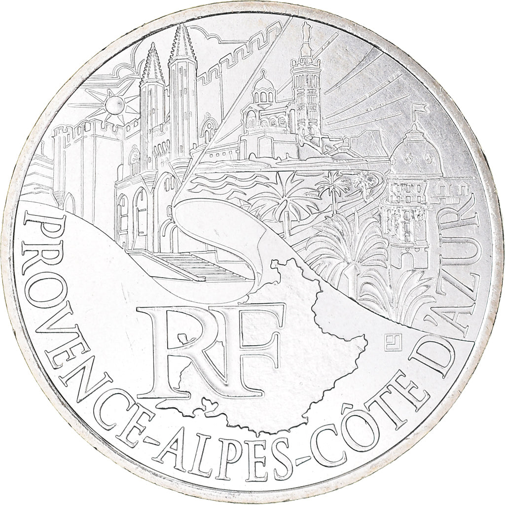 France, 10 Euro, 2011, Paris, MS(64), Silver, KM:1749