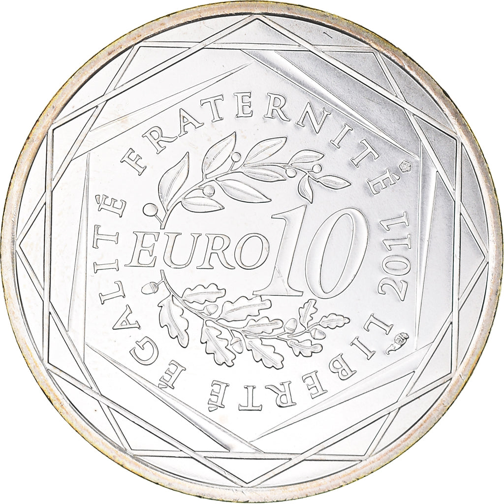 France, 10 Euro, Guadeloupe, Euros des régions, 2011, Paris, FDC, MS(65-70)