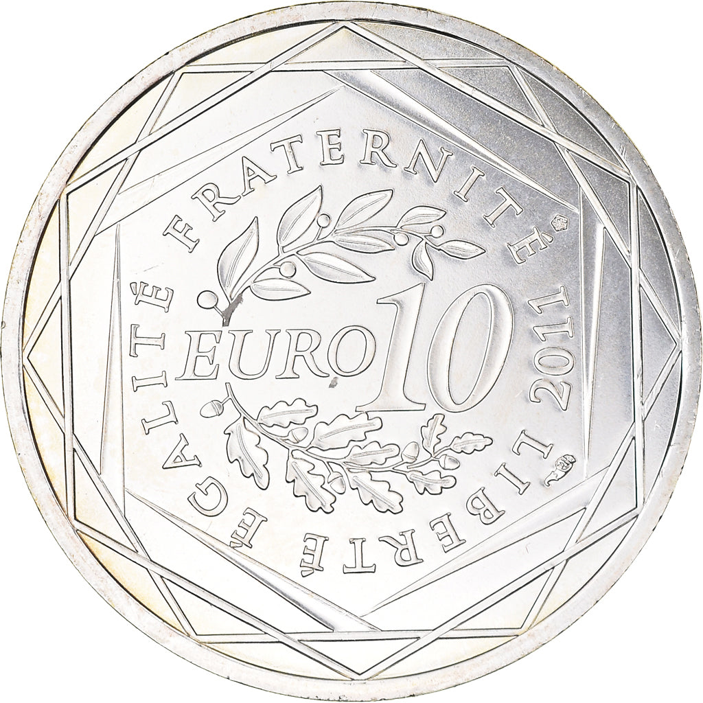 France, 10 Euro, Franche-Comté, Euros des régions, 2011, Paris, MS(63)