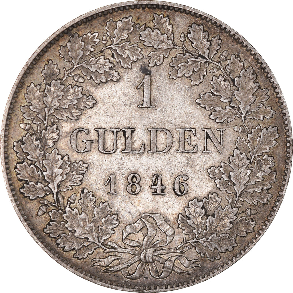Monnaie, Etats allemands, SAXE-MEININGEN, Bernhard II, Gulden, 1846, TTB+