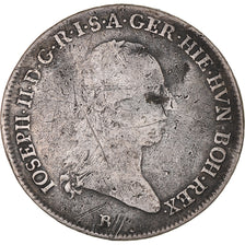 Monnaie, Pays-Bas autrichiens, Joseph II, 1/4 Kronenthaler, 1789, Kremnitz, TB