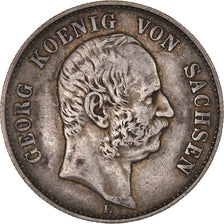 Coin, German States, SAXONY-ALBERTINE, Georg, 2 Mark, 1904, Muldenhütten