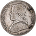 Coin, ITALIAN STATES, PAPAL STATES, Pius IX, 20 Baiocchi, 1850, Roma, VF(20-25)