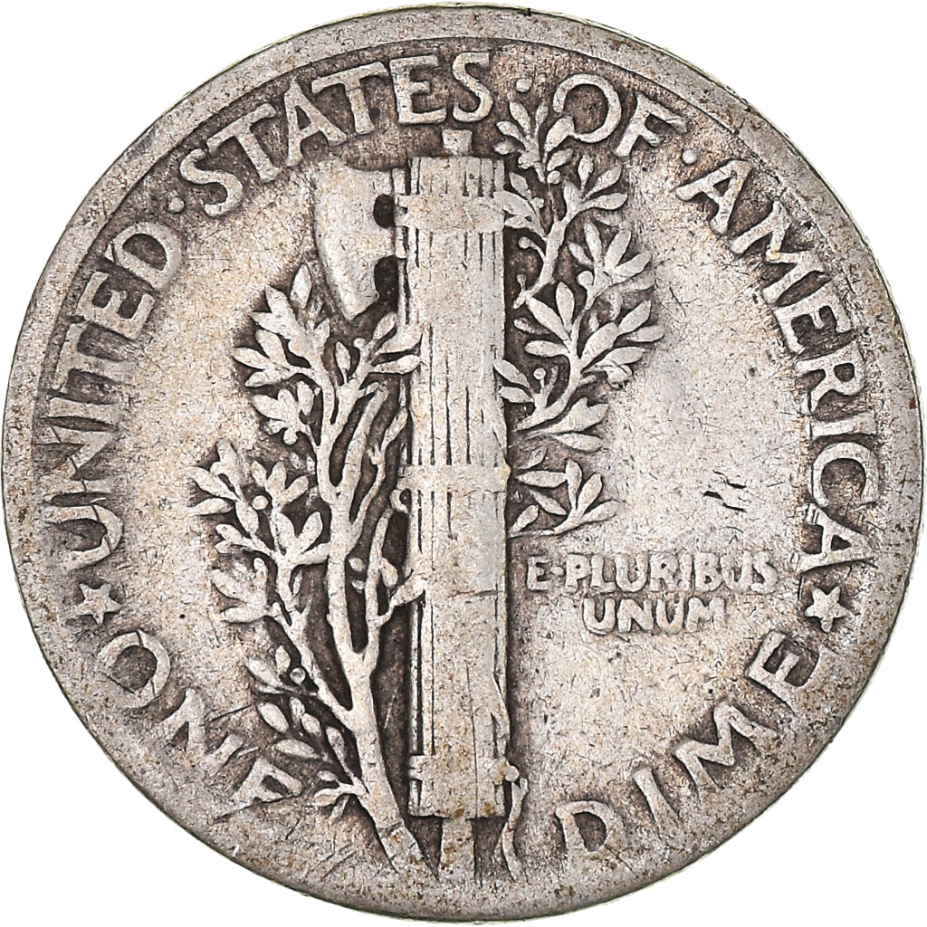 Coin, United States, Mercury Dime, Dime, 1940, U.S. Mint, Philadelphia