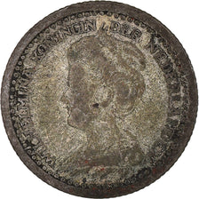 Moneta, Paesi Bassi, Wilhelmina I, 10 Cents, 1919, B+, Argento, KM:145