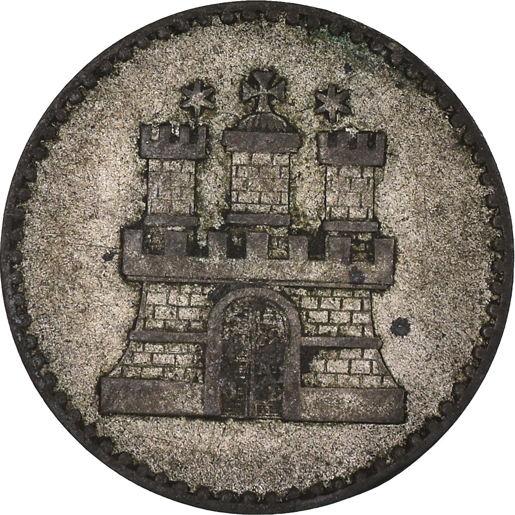 Coin, German States, HAMBURG, Schilling, 1855, VF(30-35), Silver, KM:586