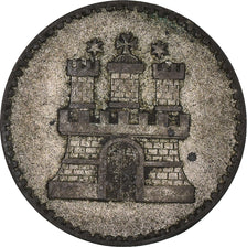 Coin, German States, HAMBURG, Schilling, 1855, VF(30-35), Silver, KM:586