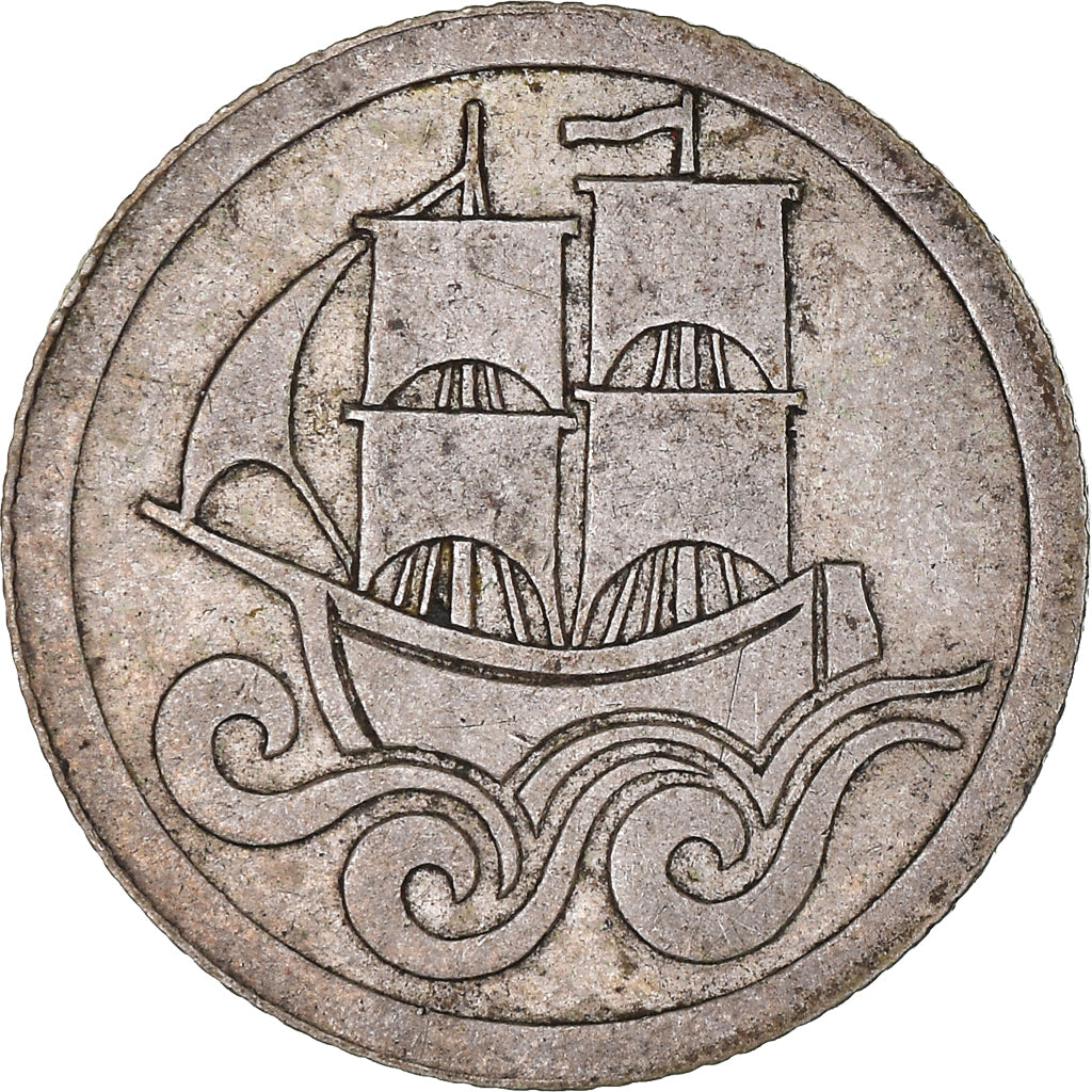Coin, DANZIG, 1/2 Gulden, 1927, AU(50-53), Silver, KM:144