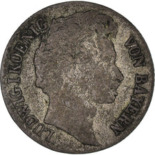 Moneta, Landy niemieckie, BAVARIA, Ludwig I, 3 Kreuzer, Groschen, 1835