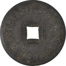 Moneta, Tonchino, 1/600 Piastre, 1905, Paris, MB+, Zinco, KM:1