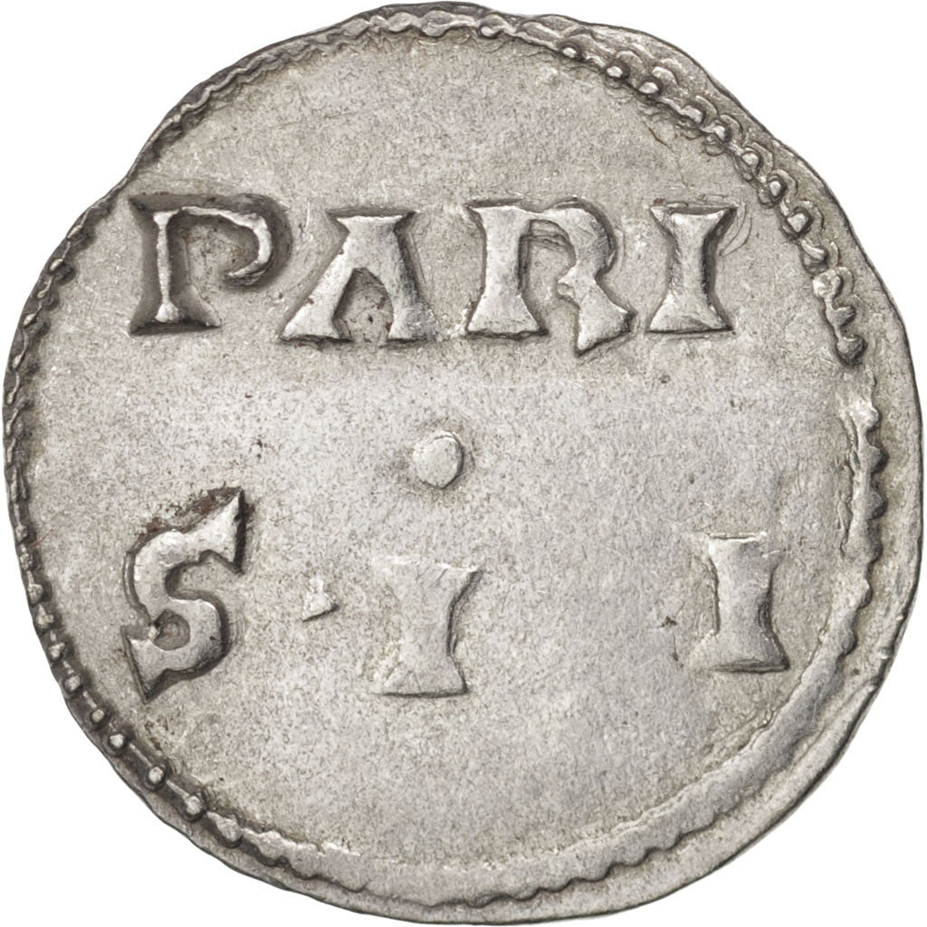 FRANCE, Denarius, Paris, AU(55-58), Silver, Depeyrot #761, 1.60