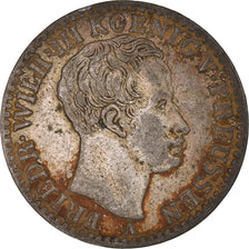 Coin, German States, PRUSSIA, Friedrich Wilhelm III, 1/6 Thaler, 1822, Berlin