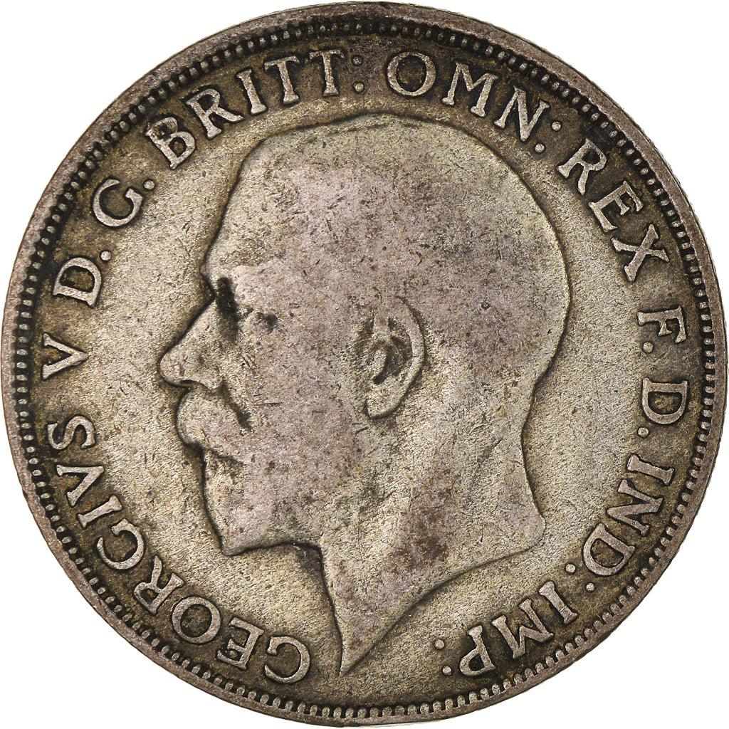 Moneta, Gran Bretagna, George V, Florin, Two Shillings, 1921, MB+, Argento