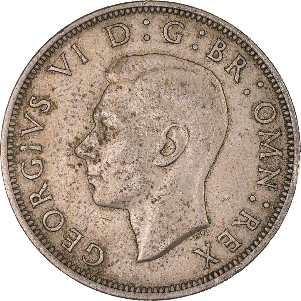 Coin, Great Britain, George VI, 1/2 Crown, 1948, EF(40-45), Copper-nickel