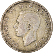 Coin, Great Britain, George VI, 1/2 Crown, 1942, EF(40-45), Silver, KM:856