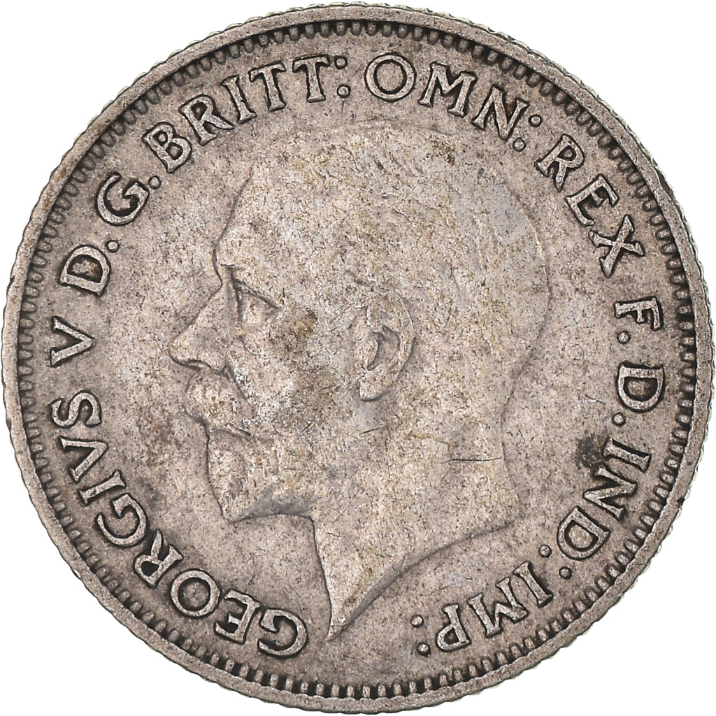 Coin, Great Britain, George V, 6 Pence, 1930, EF(40-45), Silver, KM:832