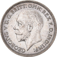 Münze, Großbritannien, George V, 6 Pence, 1936, SS+, Silber, KM:832